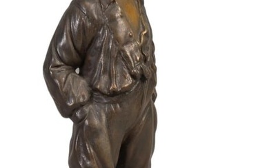 Vikki Carr | French Spelter Figure of a Young Boy