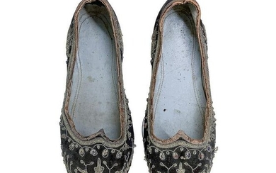 Vintage slipper shoes, Early 19th century