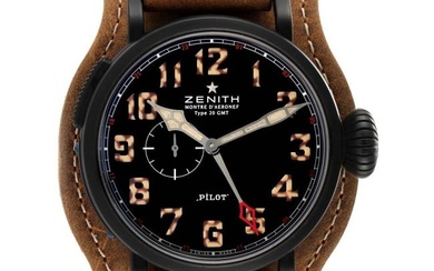 Zenith Pilot Montre d'Aeronef Type 20 Titanium Mens Watch