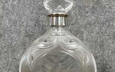 "lalique Carafe En Cristal édition Limitée Pour Le Cognac Château Paulet N° 656"