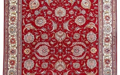 10' x 13' Red Fine QUALITY Persian Tabriz Rug 80627