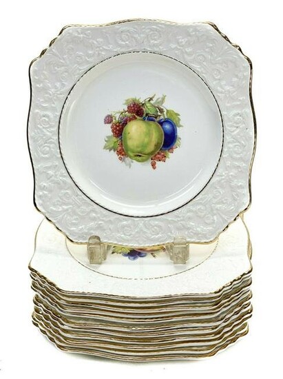 12 Royal Winton Grimwades Porcelain Dessert Plates