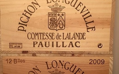 12 bottles 2009 Château PICHON LONGUEVILLE COMTESSE DE...