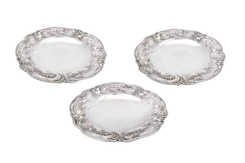 A set of three early 20th century French 950...