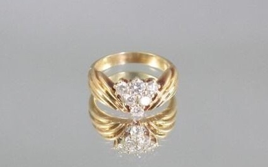 14 kt. Pink gold - Ring Diamond - Diamonds