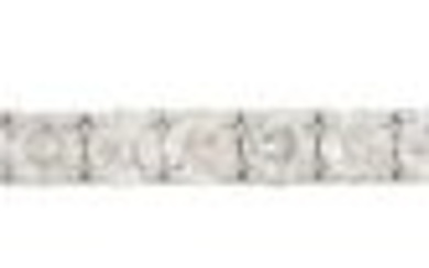 14K White Gold Diamond Tennis Bracelet, Total Diamond Wt.- 14.6 cts., L.- 7 in., with appraisal.