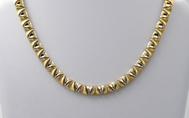 18 kt. White gold - Necklace Diamond