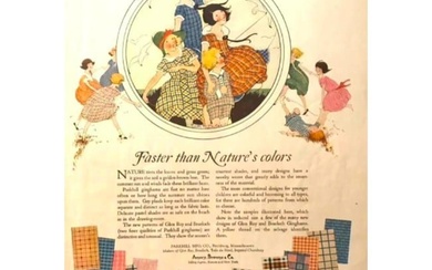 1920's Parkhill Ginghams Magazine Advertisement