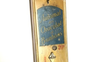 1940 French Chocolate and Candy Vending Machine