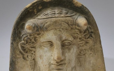 19th c. architectural fragment depicting Medusa