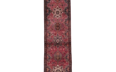 2'11 x 12'3 Hand-Knotted Persian Lamberan Carpet Runner
