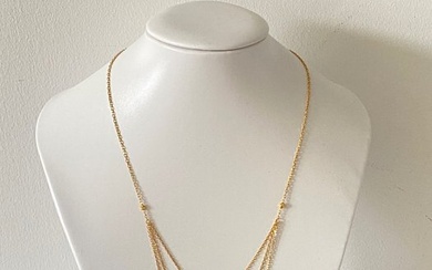 21kt Yellow gold - Necklace with pendant