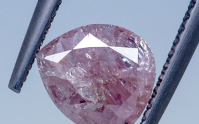1.57 ct - Natural Fancy Diamond - Purplish Pink - I3 *NO RESERVE*