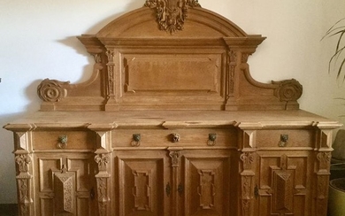 Cupboard (1) - Oak - Late 19th century