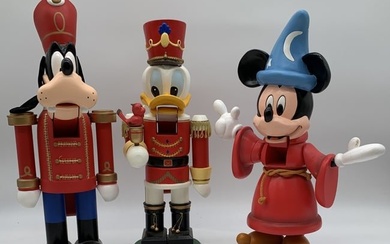 3 pcs- Goofy, Mickey, Donald Duck Nutcrackers