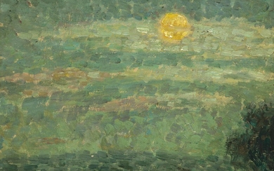 Henri Le Sidaner (1862-1939), Ciel de lune