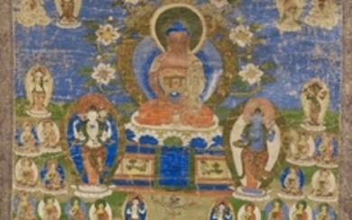 Amitabha Tibet ca début 20° siècle (hors…