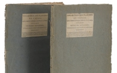 ATLAS. OLIVIER. Atlas pour servir au Voyage dans l'Empire Othoman, l'Égypte et la Perse,... 2 vol. in-folio