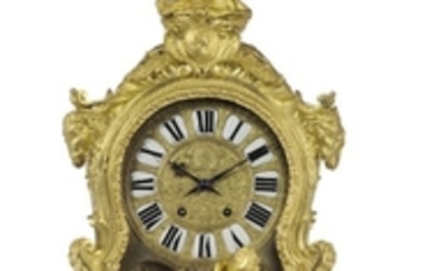 A LARGE FRENCH ORMOLU MANTEL CLOCK, BY ALFRED-EMMANUEL (DIT ALFRED II) BEURDELEY, PARIS, LATE 19TH CENTURY