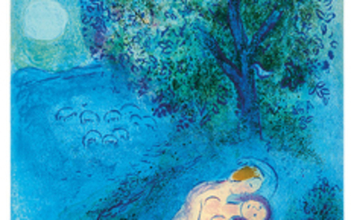 Marc Chagall - Marc Chagall: La Leçon de Philétas (from Daphnis et Chloé)
