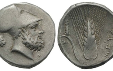 Southern Lucania, Metapontion, c. 340-330 BC. AR Stater (21mm, 7.91g,...