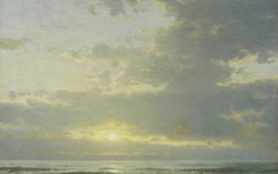 William Trost Richards (1833-1905), Sunrise on the Beach