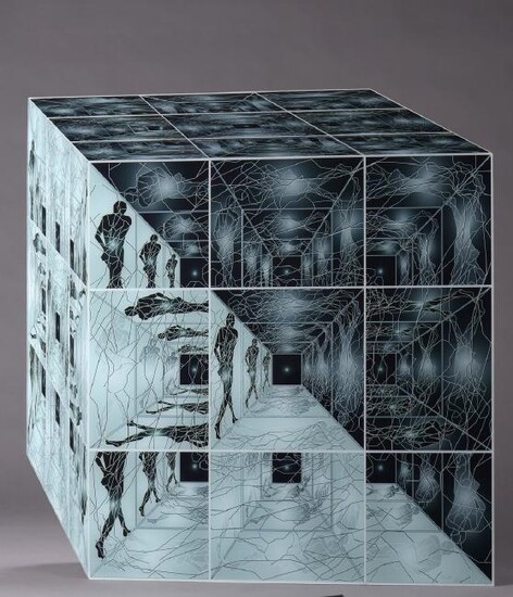 Jean-Claude MEYNARD (Né en 1951) Le cube, 2004