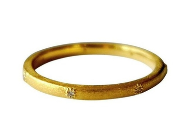 Luca Jouel Champagne Diamond Yellow Gold Aster Ring in