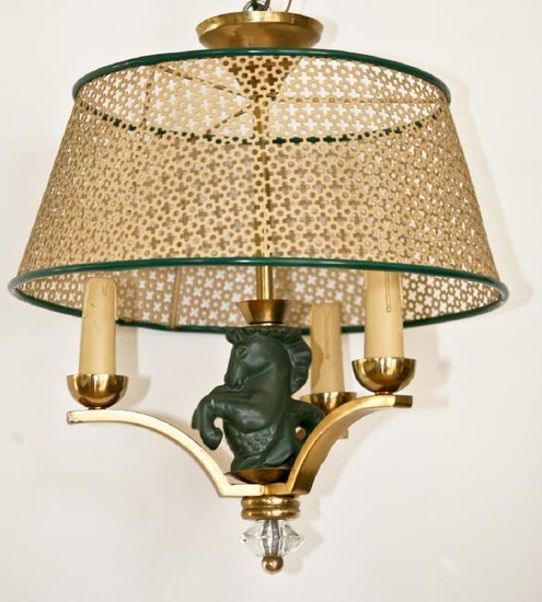French mid century Asselbur George Jouve chandelier
