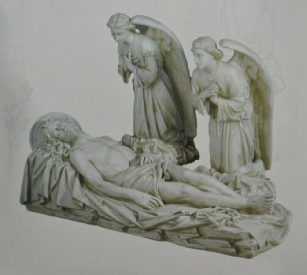 Statue of "Jesus in the Tomb" 41" + Fiberglass for