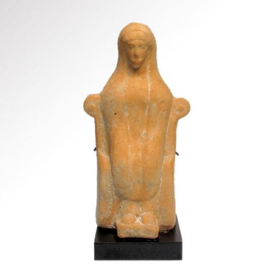 Ancient Greek Goddess Demeter Seated on Throne, c.