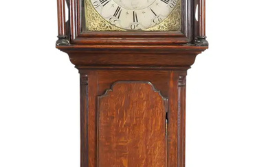 A George III oak longcase clock by John Barnish, Rochdale, third quarter...