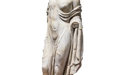 A Neoclassicistic Aphrodite statue modeled on the high-classical Aphrodite of the "Fréjus" type