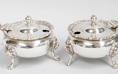 A Pair of Edward VIII Silver Mustard-Pots, by Collingwood and...