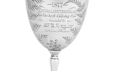 A Victorian Silver Goblet by Henry Holland, London, 1876