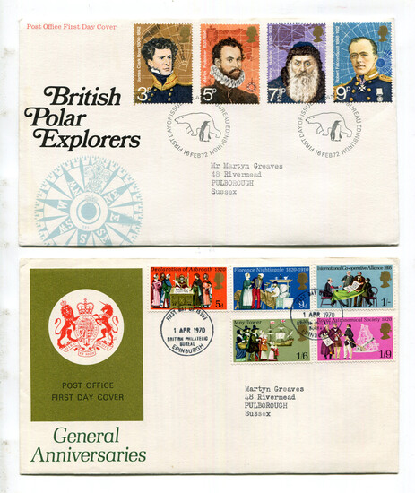 A collection of Great Britain Elizabeth II stamps and first day covers in thirteen albums from 1953