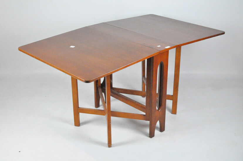 A mid 20th century drop leaf table
