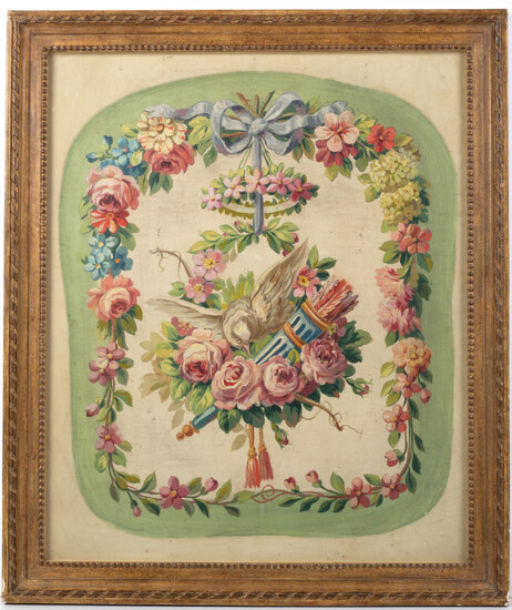 A painted allegorical floral study
