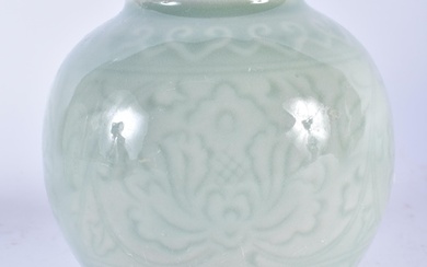 AN EARLY 20TH CENTURY CHINESE CELADON PORCELAIN JARLET Late ...