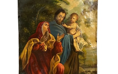 ANONIMO The Holy Family.