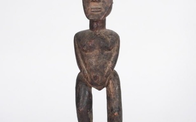 African Burkina Faso Lobi Carved Wood Figure