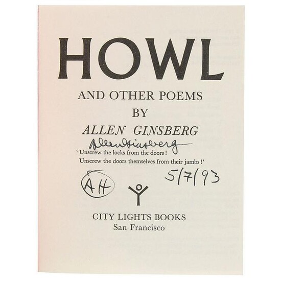 Allen Ginsberg (2) Signed Books