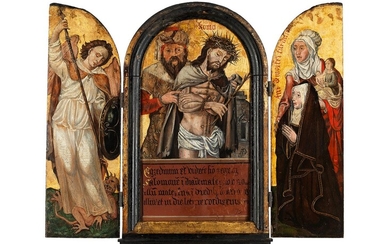 Alpenländischer Maler des 16. Jahrhunderts, Kleiner Flügelaltar mit dem gefangen genommenen Jesus