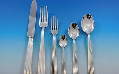 America by Fina Italy Sterling Silver Flatware Set for 6 Service 40 pieces
