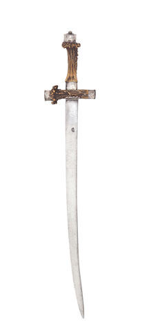 An English Silver-Mounted Hunting Hanger, Late 17th Century