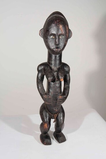Ancestor statue - Wood - biery - Fang - Gabon