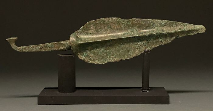 Ancient Greek Archaic Period Cypriot Bronze Spear
