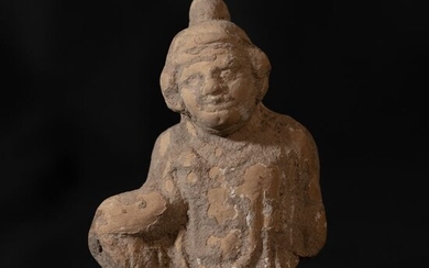 Ancient Greek Terracotta votive figure, 9 x 6 cm