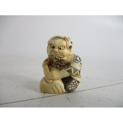 Antique Japanese netsuke figurine.