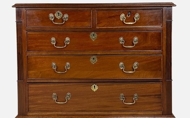 Antique Philadelphia Chippendale Mahogany Chest of Drawers